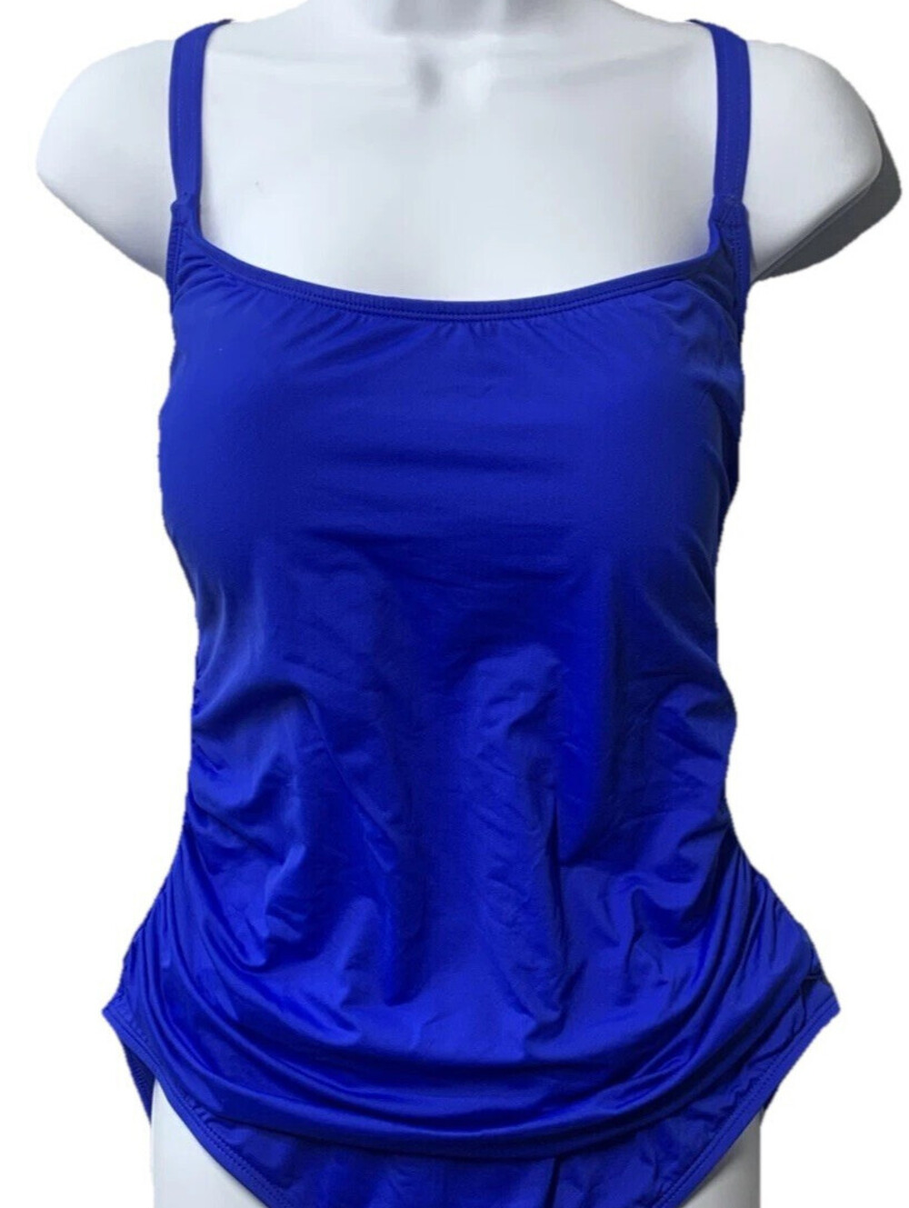 La Blanca Women's Island Goddess Lingerie One Piece Swimsuit Sapphire Size 18W